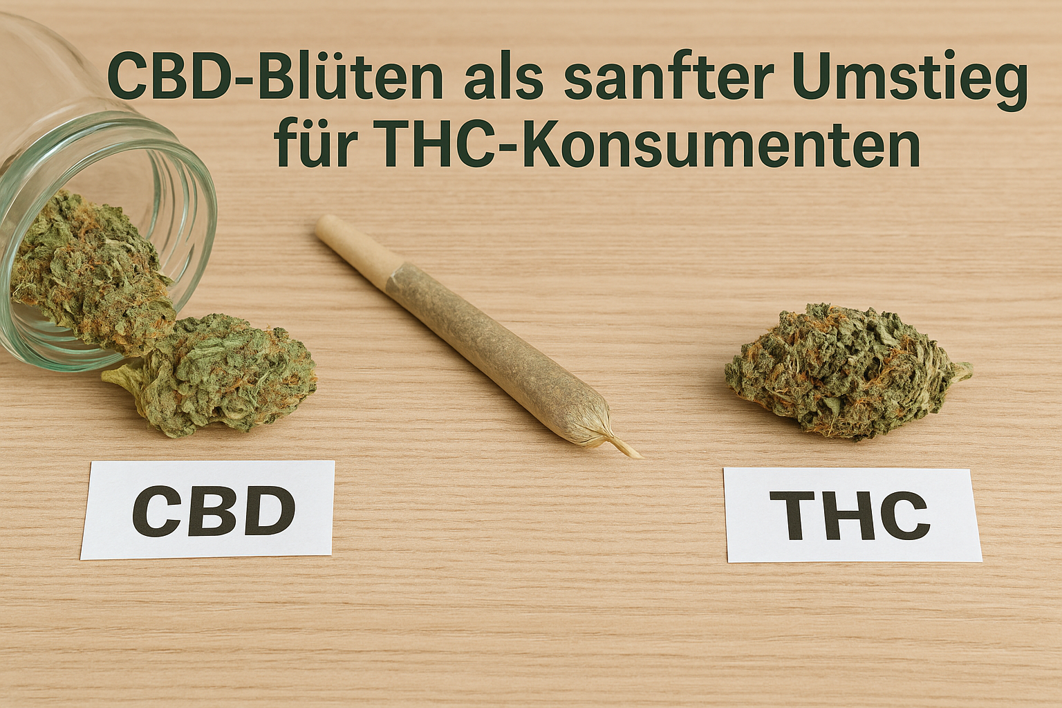 CBD-Blüten als sanfter Umstieg für THC-Konsumenten