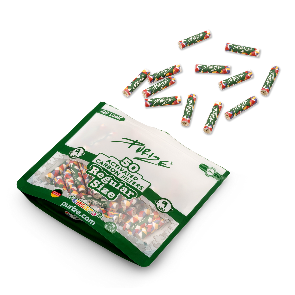 50 PURIZE® Aktivkohlefilter Regular Size Size
